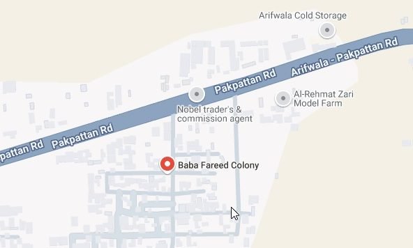 Baba Fareed Colony Arifwala